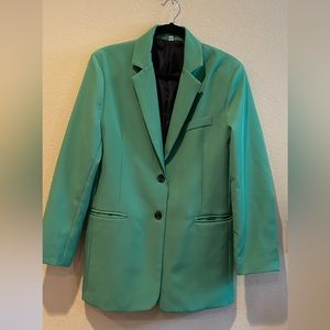 Green Oversized Blazer